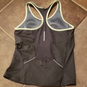 Nike Dri-Fit Tank Top Gray with bra top EUC
